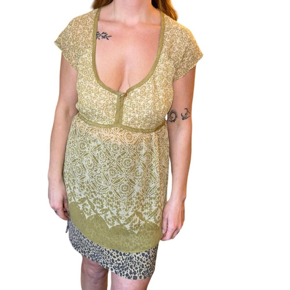 Axcess chiffon babydoll top